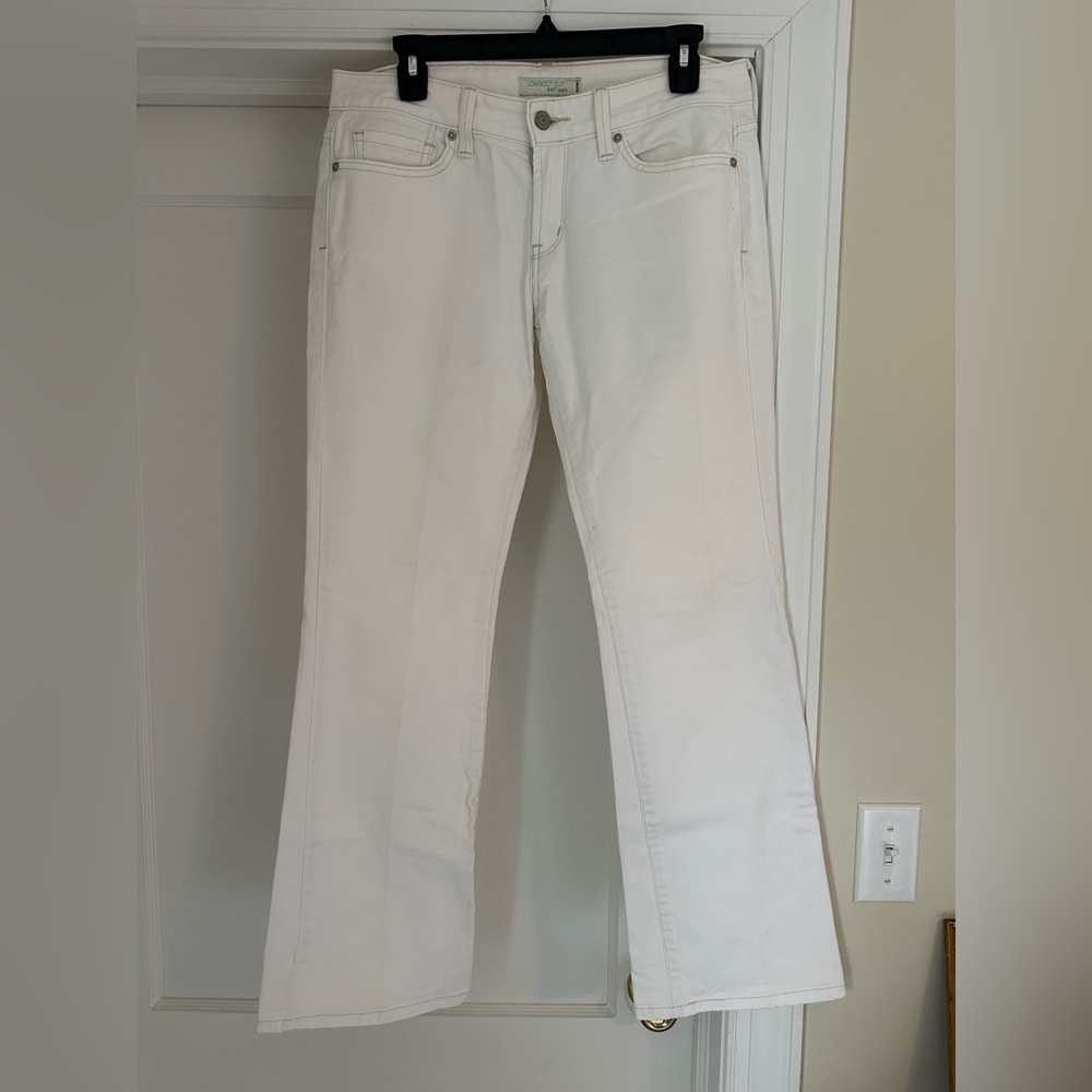 Levi's Cream Low Boot Cut 545 Jeans